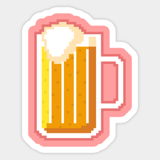 Pixel Beer Sticker